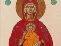 Matka Boża "Nikopea". Ewa Wesołowska, Warsztaty 2014.