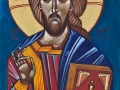 Chrystus Pantokrator. Wanda Hüpner, Warsztaty 2010.